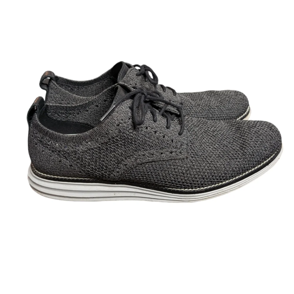 Cole Haan Men's Original Grand Stitchlite Plain Oxford Light Gray White Size 9M